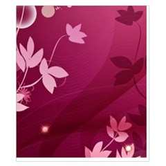 Pink Flower Art Duvet Cover Double Side (California King Size) from ArtsNow.com Front