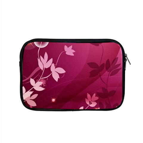 Pink Flower Art Apple MacBook Pro 15  Zipper Case from ArtsNow.com Front