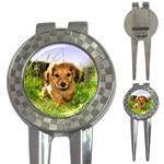 Puppy In Grass 3-in-1 Golf Divot