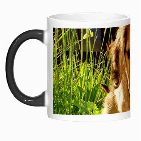 Puppy In Grass Morph Mug from ArtsNow.com Left