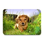 Puppy In Grass Plate Mat