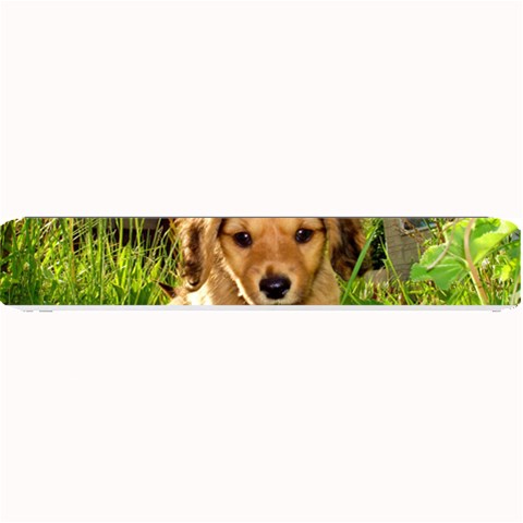 Puppy In Grass Small Bar Mat from ArtsNow.com 24 x4  Bar Mat