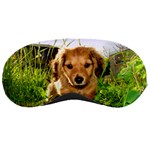 Puppy In Grass Sleeping Mask