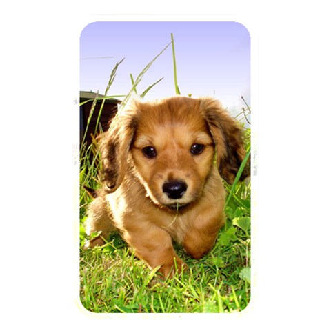 Puppy In Grass Memory Card Reader (Rectangular) from ArtsNow.com Front