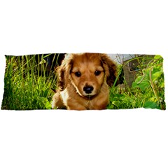 Puppy In Grass Body Pillow Case Dakimakura (Two Sides) from ArtsNow.com Front