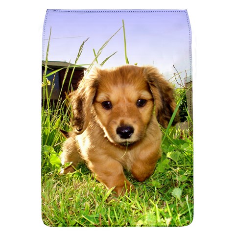 Puppy In Grass Removable Flap Cover (L) from ArtsNow.com Front