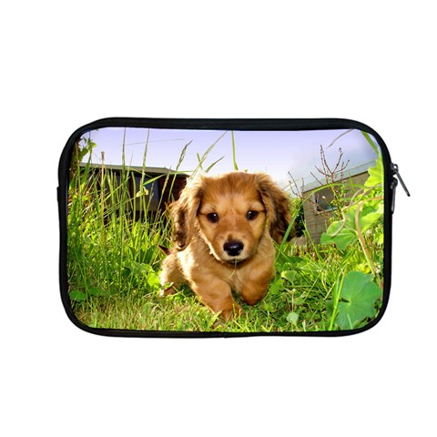 Puppy In Grass Apple MacBook Pro 13  Zipper Case from ArtsNow.com Front