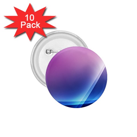 Purple Blue Wave 1.75  Button (10 pack)  from ArtsNow.com Front