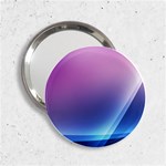 Purple Blue Wave 2.25  Handbag Mirror