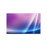 Purple Blue Wave Sticker (Rectangular)