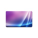 Purple Blue Wave Magnet (Name Card)