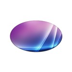 Purple Blue Wave Sticker Oval (10 pack)