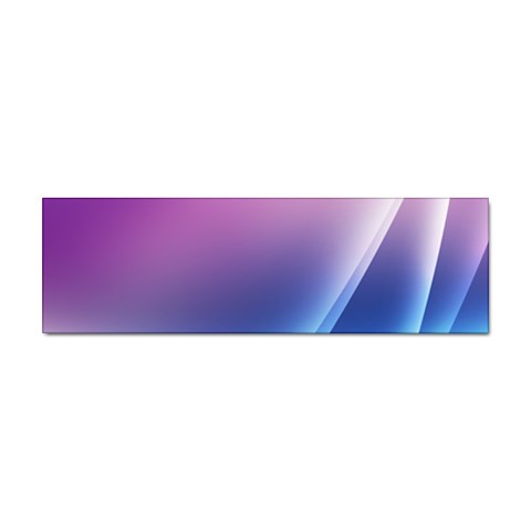 Purple Blue Wave Sticker Bumper (100 pack) from ArtsNow.com Front