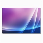 Purple Blue Wave Postcard 4 x 6  (Pkg of 10)