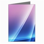 Purple Blue Wave Greeting Cards (Pkg of 8)