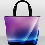 Purple Blue Wave Bucket Bag