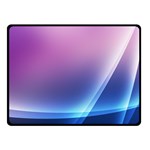 Purple Blue Wave Fleece Blanket (Small)