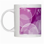 Purple Bubble Art White Mug