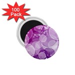 Purple Bubble Art 1.75  Magnet (100 pack) 