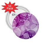 Purple Bubble Art 2.25  Button (10 pack)