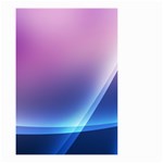 Purple Blue Wave Small Garden Flag (Two Sides)