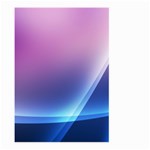 Purple Blue Wave Large Garden Flag (Two Sides)