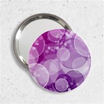 Purple Bubble Art 2.25  Handbag Mirror