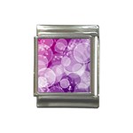 Purple Bubble Art Italian Charm (13mm)