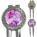 Purple Bubble Art 3-in-1 Golf Divot