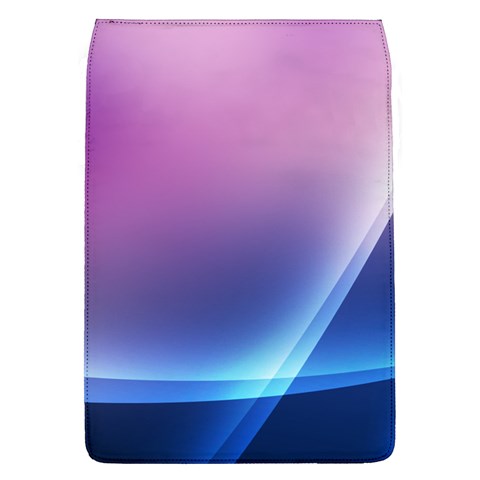 Purple Blue Wave Removable Flap Cover (L) from ArtsNow.com Front