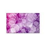 Purple Bubble Art Sticker Rectangular (10 pack)