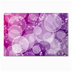 Purple Bubble Art Postcards 5  x 7  (Pkg of 10)