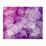 Purple Bubble Art Small Glasses Cloth