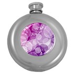 Purple Bubble Art Hip Flask (5 oz)