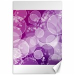 Purple Bubble Art Canvas 24  x 36 