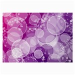 Purple Bubble Art Large Glasses Cloth