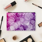 Purple Bubble Art Cosmetic Bag (Medium)