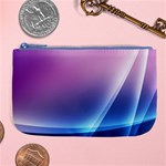 Purple Blue Wave Large Coin Purse