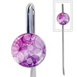 Purple Bubble Art Book Mark