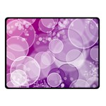 Purple Bubble Art Fleece Blanket (Small)