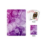 Purple Bubble Art Playing Cards (Mini)