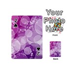 Purple Bubble Art Playing Cards 54 (Mini)