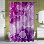 Purple Bubble Art Shower Curtain 48  x 72  (Small)