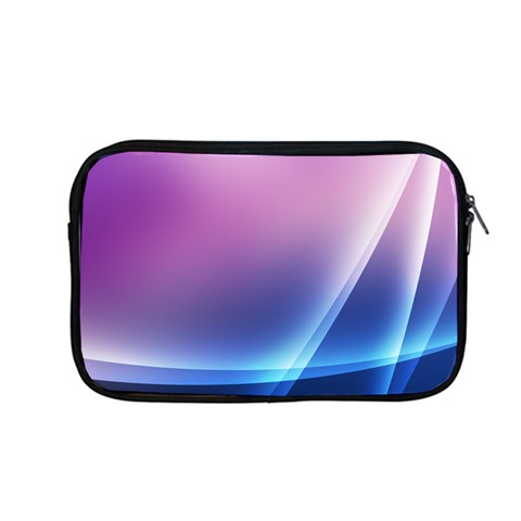 Purple Blue Wave Apple MacBook Pro 13  Zipper Case from ArtsNow.com Front