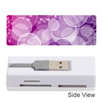 Purple Bubble Art Memory Card Reader (Stick)