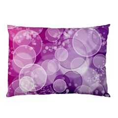 Purple Bubble Art Pillow Case (Two Sides) from ArtsNow.com Front