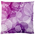 Purple Bubble Art Large Cushion Case (Two Sides)