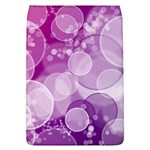 Purple Bubble Art Removable Flap Cover (L)