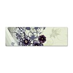 Purple Flower Art Sticker Bumper (10 pack)