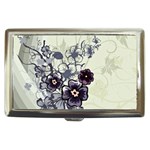 Purple Flower Art Cigarette Money Case